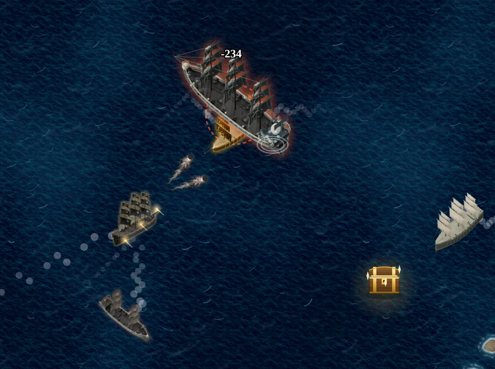 A world boss battle at sea